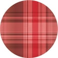 thumbnail image 1 of Ahgly Company Tapis Rond Lavable en Machine Intérieur Transitionnel Orange, 8 Pieds Rond, 1 of 7