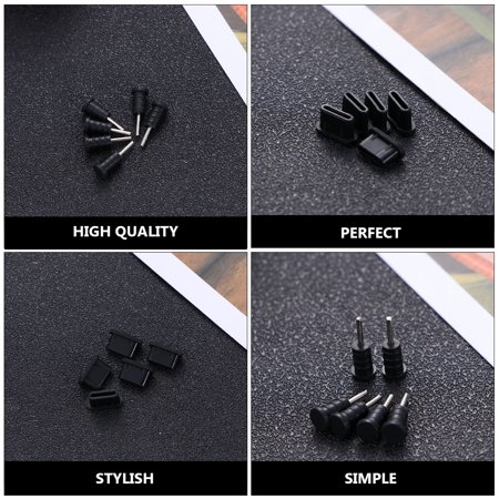20 Pairs Type C Anti Dust Protective Covers Earphone Stoppers Protector Plugs
