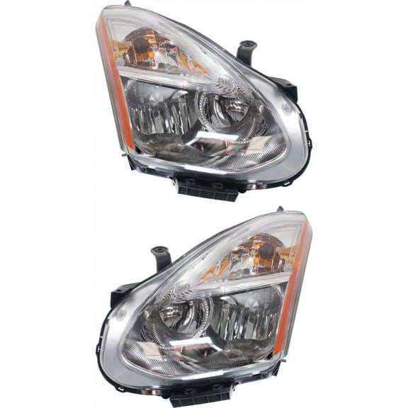 For Nissan Rogue Headlight 2011 2012 Pair Driver and Passenger Side For NI2502202 | 26060-1VK0A