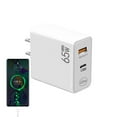 thumbnail image 5 of PD Fast Charger, Dual Port Type C Charger, 65W PD QC5 0 Phone Charger Plugs for Wall Outlet Type C, Dual Port Design, Universal for Notebook Tablet, 5 of 10