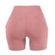 thumbnail image 5 of Pantalones Cortos de Correr de Cintura Alta Mujeres Bolsillo Cadera Estiramiento Pantalones Cortos de Fitness Yoga, Poliéster Spandex, 5 of 8