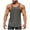 Mens Tank Tops Dark Gray, variant on S-5X Big & Tall Mens Cotton Tank Tops Plus Size Sleeveless Muscle A Shirts Pullover Solid Crewneck Quick-Drying Athletic Running Undershirts Vests
