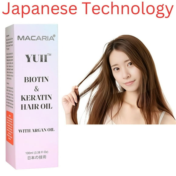 YUII Biotin & keratin Hair oil Hair fall control for women | biotin hair growth | biotin hair oil|biotin oil for hair growth |super blend biotin oil | biotin oil for hair thanks