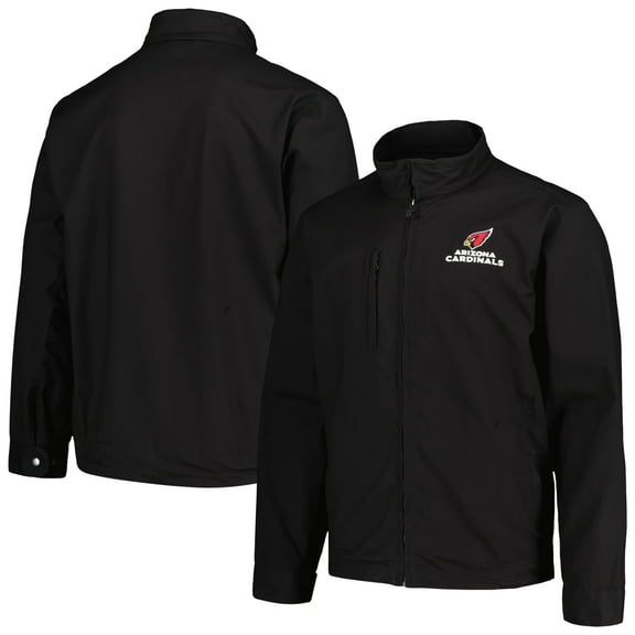 Men's Dunbrooke Black Arizona Cardinals Journey Workwear Tri-Blend Full-Zip Jacket