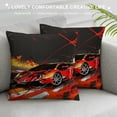 thumbnail image 3 of Orinice Flames Digital Painting Graphic Decorative Cotton Linen Pillow Cover for Home Couch Living Room Bed Sofa, Soft and Durable, 1PC 12x12in, 3 of 5