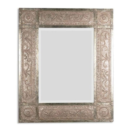 60 Distressed Champagne Gold Leaf Framed Beveled Rectangular Wall 60 Distressed Champagne Gold Leaf Framed Beveled Rectangular Wall Mirror