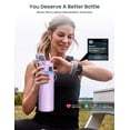 thumbnail image 2 of WaterH Boost Smart Water Bottle Reminder to Drink Water, 24oz Bpa-Free Stainless Steel Vacuum Insulated, Wide Mouth with App, for Gift, 2 of 6