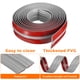 thumbnail image 4 of Protector de Esquina de Pared 1.6" 10FT Moldura de Pared Autoadhesiva, Gris, 4 of 7