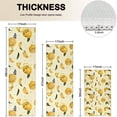 thumbnail image 4 of Yellow Lemon Fruit Slices White Pattern Kitchen Rugs Sets Of 3,Kitchen Runner Rugs Non Skid Washable,Decorative Kitchen Floor Mats for Kitchen,Sink,Laundry,17"x30"+ 17"x47" + 17"x59", 4 of 6
