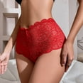 thumbnail image 2 of Women's Briefs Briefs Women Thong Lot Large Womens Panties Bikini Cute Women's My Most Recent Womens Underwear to Be Delive Bikini Underwear Women Lace Sexy Bulk Red M, 2 of 9