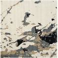 thumbnail image 2 of SAFAVIEH Bella Christiana Abstract Wool Area Rug, Ivory/Gray, 5' x 5' Square, 2 of 8