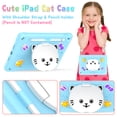 thumbnail image 6 of Kids Case for iPad 7th/8th/9th Generation 10.2 inch Shockproof Cover, 2 Layer Protection, with Built-in Stand & Shoulder Strap, 6 of 7