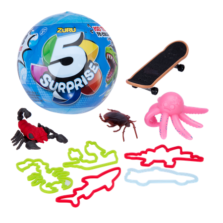 5 Surprise Blue Mystery Capsule Collectible Toy by ZURU