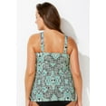 thumbnail image 2 of Swimsuits for All Women's V-Neck Flowy Tankini Top, 2 of 4