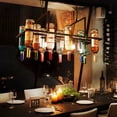 thumbnail image 5 of Vintage Industrial Wine Bottle Chandelier Island Bar Light Restaurant Pendant Lamp, 5 of 11