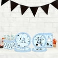 thumbnail image 4 of Hometravel Halloween Tableware Set, Disposable Party Supply Collection, Complete Dining Set with Plates Cups Napkins and Straws, 4 of 6