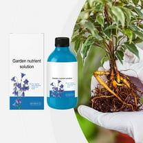Hxlamzoo Garden Nutrient Solution 100ml - Water-Soluble Flower Fertilizer with Panthenol & Urea for Enhanced Plant Growth, Root Health & Flowering - Indoor/Outdoor Plants Care for Home Garden