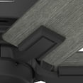 thumbnail image 5 of Restored Hunter Fan 44 inch Matte Black Ceiling Fan with Light, Reversible and WhisperWind motor, Modern Ceiling Fan with 6 Blades for Bedroom, Living Room, Kitchen (Refurbished), 5 of 7