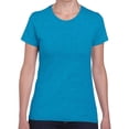 thumbnail image 1 of Gildan T-Shirt Lourd en Coton Chiné pour Femmes, 1 of 2