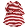 thumbnail image 4 of Touched by Nature Infant and Toddler Girl Organic Cotton Long-Sleeve Dresses, Christmas Cookies, 6-9 Months, 4 of 4