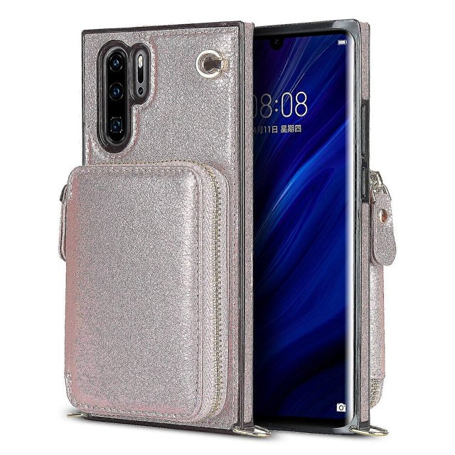 Funda tipo cartera para Huawei P30 Pro con tarjetero y correa para el hombro para mujer p202411261300