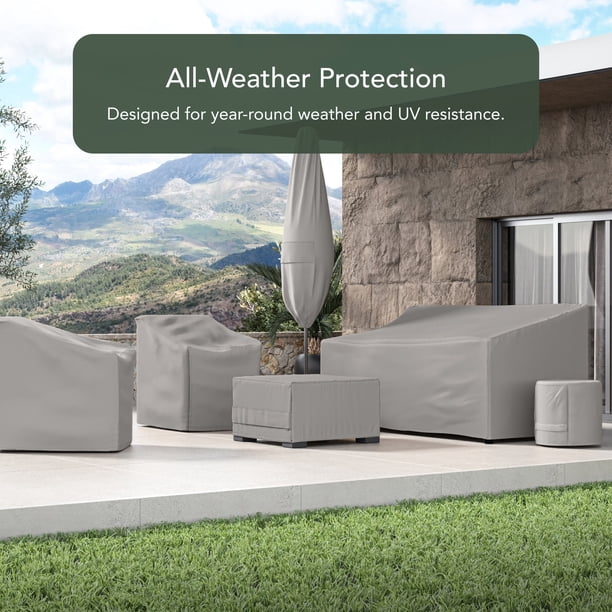 covermates patio umbrella cover Cantilever elastic hem Boxhill Patio Umbrella Cover |