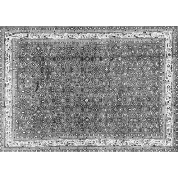 Ahgly Company Indoor Rectangle Persian Gray Traditional Area Rugs, 2' x 3'