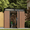 light brown, variant on Aiho 6'x4' Metal Outdoor Storage Shed by Galvanized Steel, Waterproof Tool Shed for Garden, Patio & Backyard (Dark Gray)