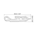 thumbnail image 2 of Herramienta de llave de dardos Uxcell para el manejo de cabezas de dardos para ejes de aluminio, tono plateado 2 piezas, 2 of 5