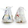 thumbnail image 4 of Penguin Christmas Hat Walking Shoes for Men Woman Lightweight Tennis Fashion Elastic Sports Shoes Cushion Basketball Shoes, 4 of 7