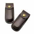 thumbnail image 3 of GASTROPOD Leather Sheath Belt Pocket Folding Knife Holder for Camping,BBQ,Hunting, 3 of 6