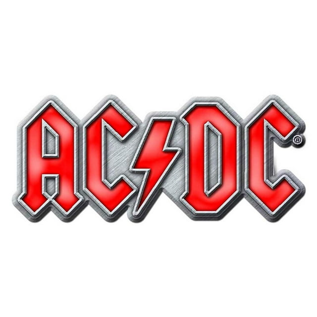 AC/DC Badge avec Logo en Émail