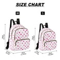 thumbnail image 2 of FORMRS Mini Backpack Purse for Women Quilted Travel Daypack Casual Shoulder Bag, Purple Polka Dots, 2 of 7