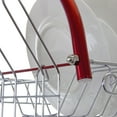 thumbnail image 3 of MegaChef 16 Inch Two Shelf Dish Rack in Red, 3 of 3
