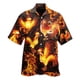 thumbnail image 3 of Camisa de pollo divertida con estampado 3D para hombre, camisa de manga corta con solapa, cómoda, informal, para fiesta en la playa, ropa de calle, camisas de talla grande para hombre, 3 of 5