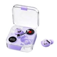 thumbnail image 1 of Auriculares para juegos Auriculares con sonido estéreo de baja latencia para conducir Auriculares de gimnasio Violeta, 1 of 8