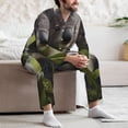 thumbnail image 7 of Sikiie Daisy Koala Mens Pajama Set, Soft Warm Long Sleeve Sleepwear, Cozy Button-Down Pjs for Men-Large, 7 of 7