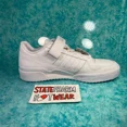 thumbnail image 3 of Adi-das Forum Low White Men's Retro Leather Low Top Shoes Size Sneakers, 3 of 5