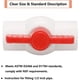 thumbnail image 2 of 6 piezas 1/2 "válvula de bola de PVC válvula de cierre de tubería de agua con mango en T rojo para líneas de suministro de agua fría, sistema de instalación de tuberías de riego (enchufe x enchuf, 2 of 4