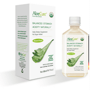 AloeCure Pure Aloe Vera Juice USDA Certified Organic, Natural Flavor Acid Buffer, 500ml Bottle, Processed Within 12 Hours of Harvest to Maximize Nutrients, No Charcoal Filtering-Inner Leaf