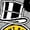 HEATHER GREY, variant on Monopoly - Icon Stickers - Juniors Cropped Graphic T-Shirt