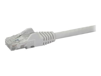 StarTech 30ft CAT6 Ethernet Cable - White CAT 6 Gigabit Ethernet Wire -250Mhz 100W PoE RJ45 UTP Network Patch Cord Snagless with Strain Relief (N6PATCH30WH)