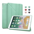 thumbnail image 1 of iPad 9.7" 2018 / 2017 Case, iPad Air / iPad Air 2 Case, Lightweight Smart Case Stand Auto Sleep/Wake, Microfiber Lining, Hard Back Cover For Apple iPad 9.7 iPad 5th/6th Generation, 1 of 7
