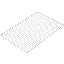 HengDidi Square Stainless Steel Barbecue Grill Net Flat Mesh for Outdoor Grilling Picnic Camping Even Heating Portable Rack