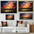 thumbnail image 4 of Designart "In Spotlight Sport Stadium wall art VIII" Architecture Floater Framed Wall Art Living Room, 4 of 7