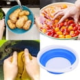 thumbnail image 4 of Collapsible Portable Wash Basin Vegetable Washing Bucket Washing Basin for RV, Camping, Marine, BBQ, 4 of 8