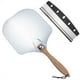 thumbnail image 4 of Yuarrent 4 paletas plegables con mango de madera para Pizza, herramientas para hornear Pizza fáciles de limpiar, a prueba de óxido, para pan y Cocina y Comedor, 4 of 6