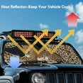 thumbnail image 5 of FUIALDOLG Brown Leopard Animal Car Windshield Sun Shade Cute Front Window Car Sunshade Windshield Blocks UV Rays Sun Visor Protector for Truck Off-road Vehicle Accessories, 5 of 7