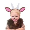 thumbnail image 4 of Woman Cartoon Goat Shape Headband with Tail/Bowtie/Skirt Set Hair Hoop Carnivals Performances Live Broadcast Headpiece hairband, 4 of 5