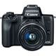 thumbnail image 5 of Canon EOS M50 Mirrorless Camera W/ 15-45mm Lens Black 2680C011 - Basic Bundle Canon 2680C011_edi6_1, 5 of 8